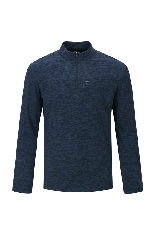 Double Fleece-Lined Zip-up T-shirt