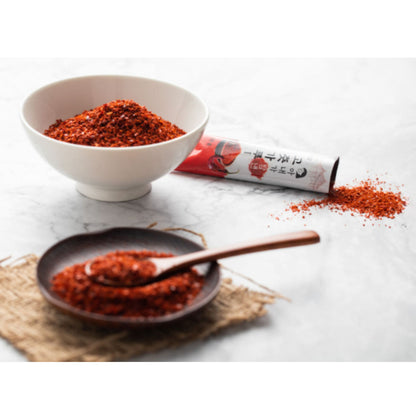 [jungtop] Korean Red Pepper Powder Sticks – 100% Korean Gochugaru, Mild Spice, Vegan, 10g x 10 Easy-Cut Packs – For Stews, BBQ, Marinades & Outdoor Cooking