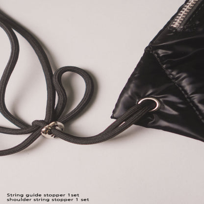 [Masmarulez] 304 Gym sack string bag _ Glittery black