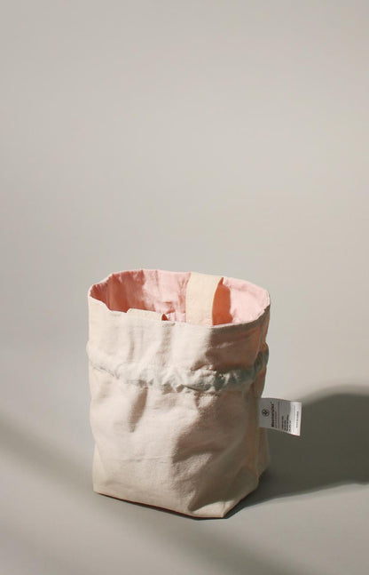 [Masmarulez] Solid string tote bag Waterproof _ Baby pink