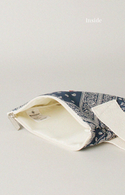 [Masmarulez] Bandana Strap pouch _Navy