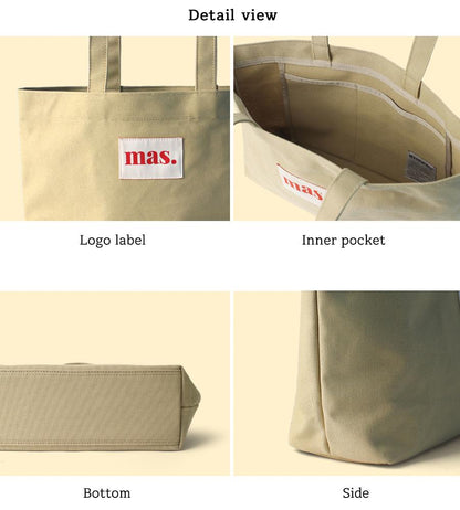 [Masmarulez] Boat tote bag _Beige