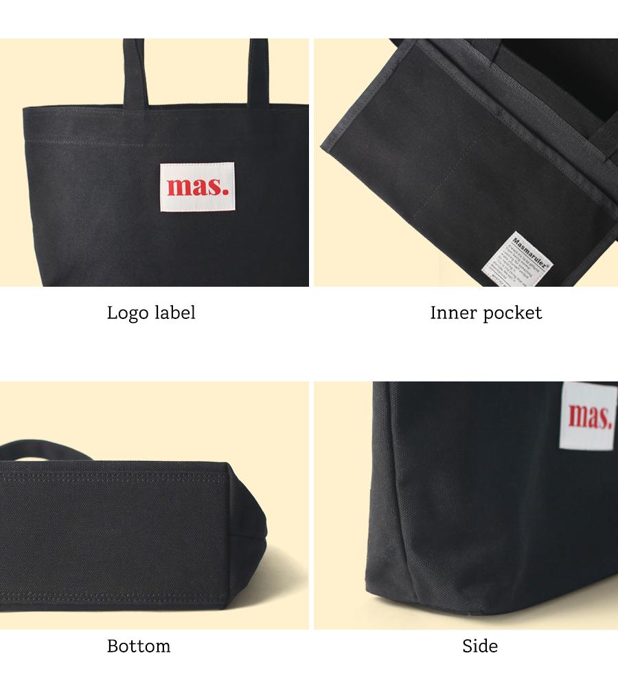 [Masmarulez] Boat tote bag _Black