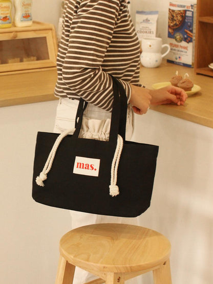 [Masmarulez] Boat tote bag _Black