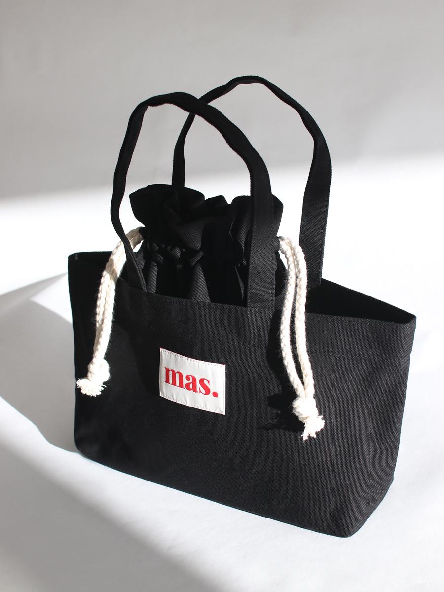 [Masmarulez] Boat tote bag _Black