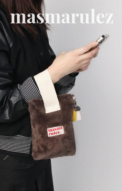 [Masmarulez] Bodry Strap pouch _ Brown