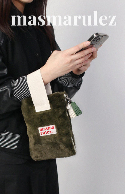 [Masmarulez] Bodry Strap pouch _ Olive green