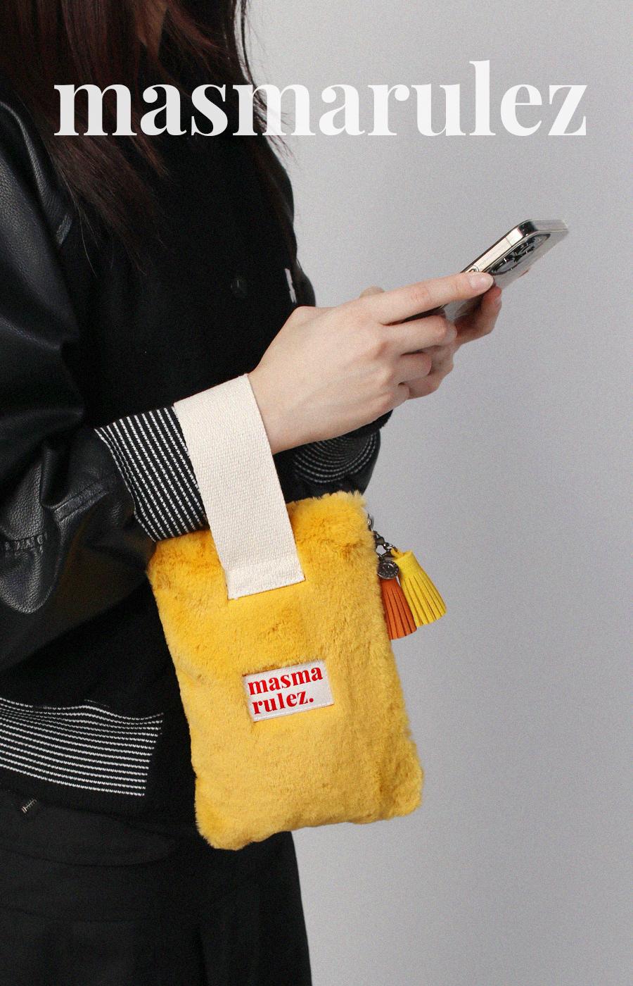 [Masmarulez] Bodry Strap pouch _ Orange yellow