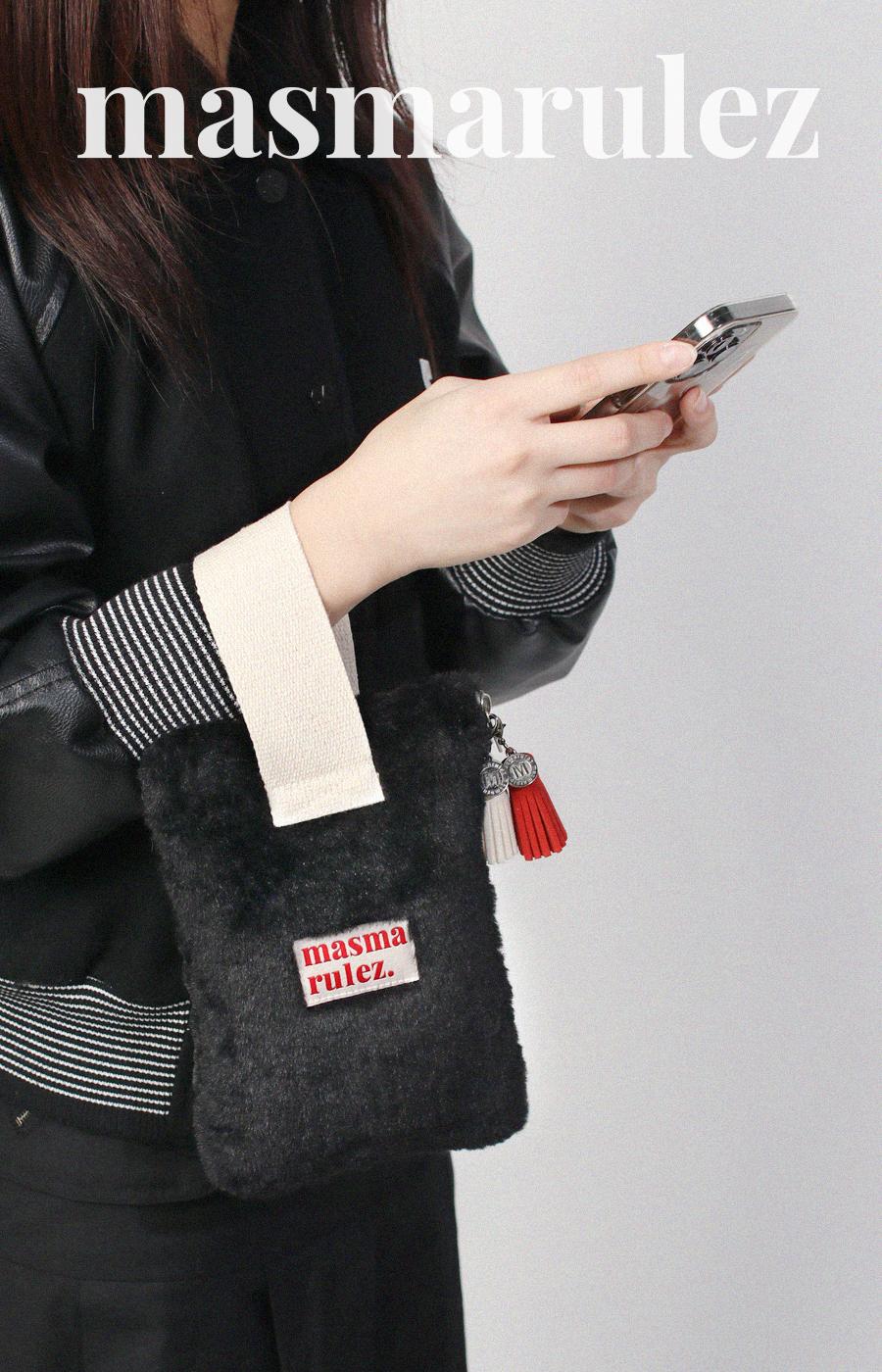 [Masmarulez] Bodry Strap pouch _ Black