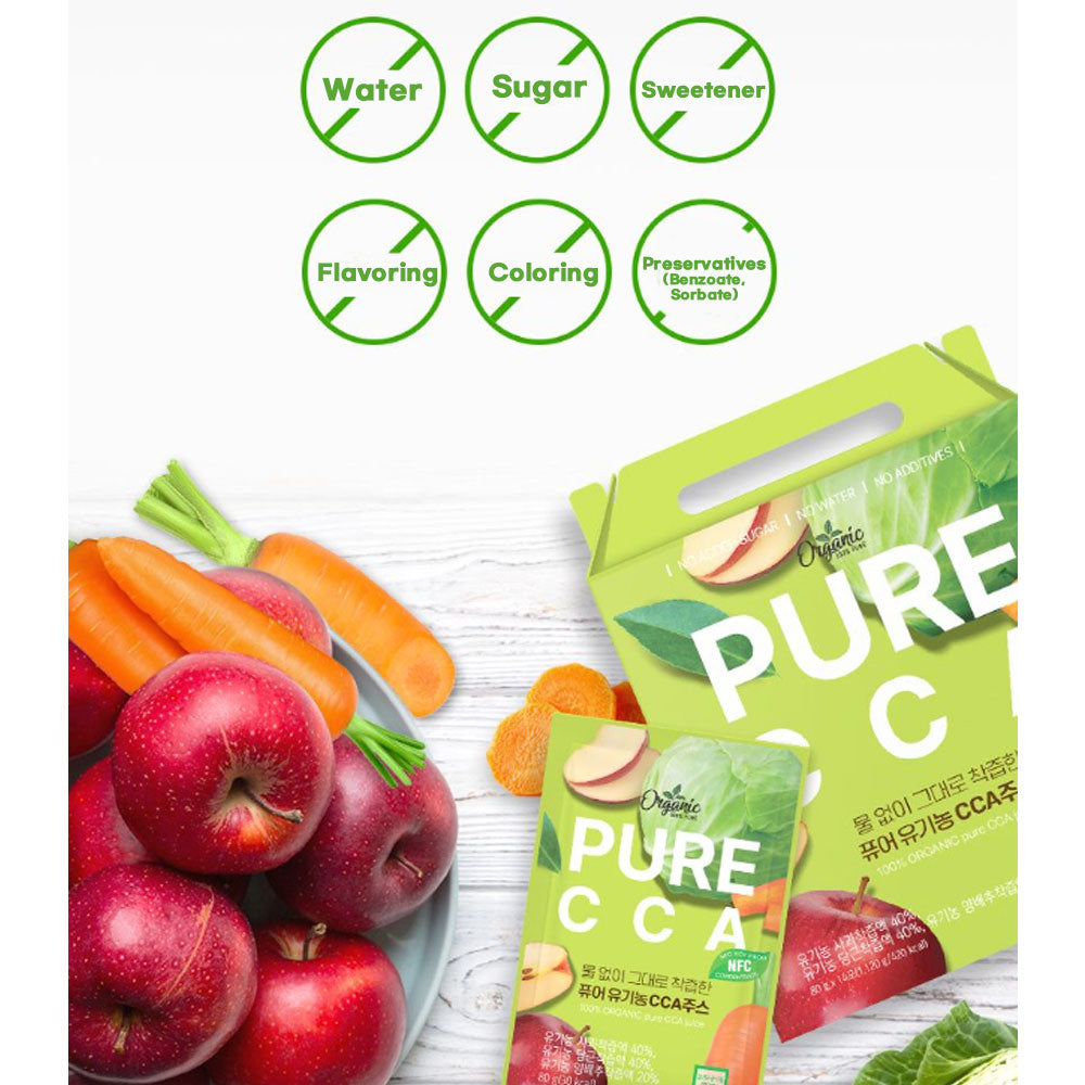 Share Chunhoncare Korean CCA Juice, 100% organic Carrot, Cabbage & Apple No water