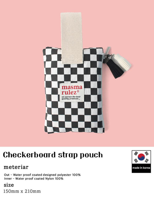 [Masmarulez] Cheker board Strap pouch