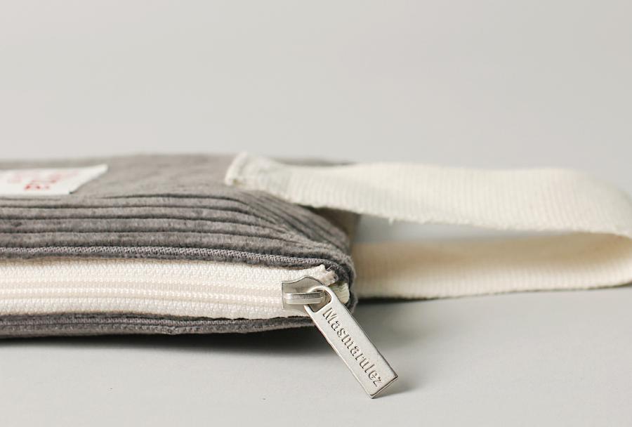 [Masmarulez] Corduroy Strap pouch _ Gray