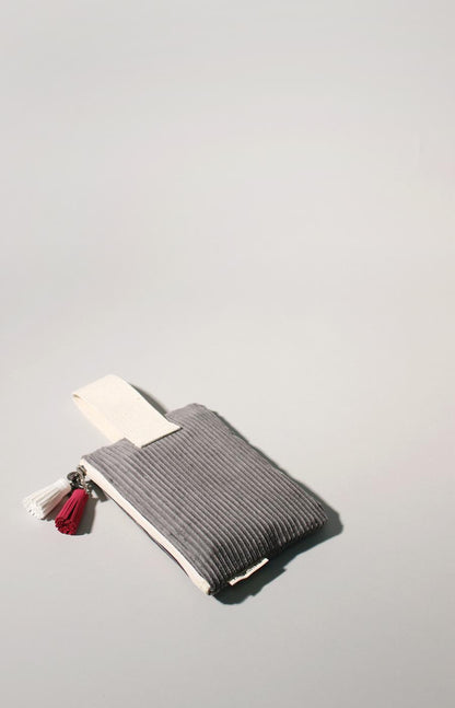 [Masmarulez] Corduroy Strap pouch _ Gray