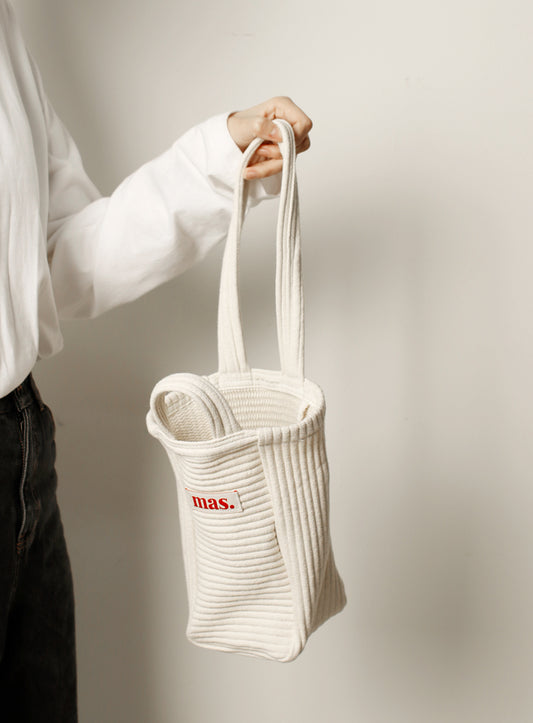 [Masmarulez] Cottn tumbler bag _ Ivory