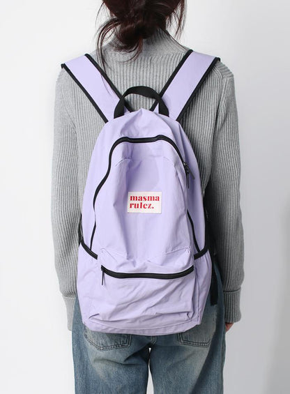 [Masmarulez] Daily backpack Water proof _Purple