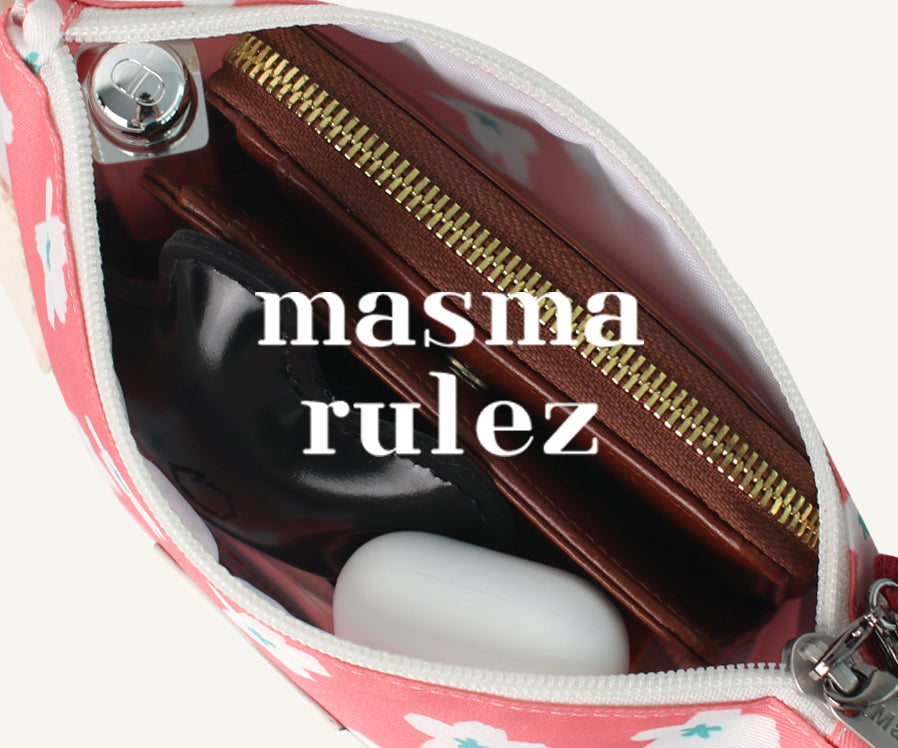 [Masmarulez] Flower Strap pouch _ Cherry blossom