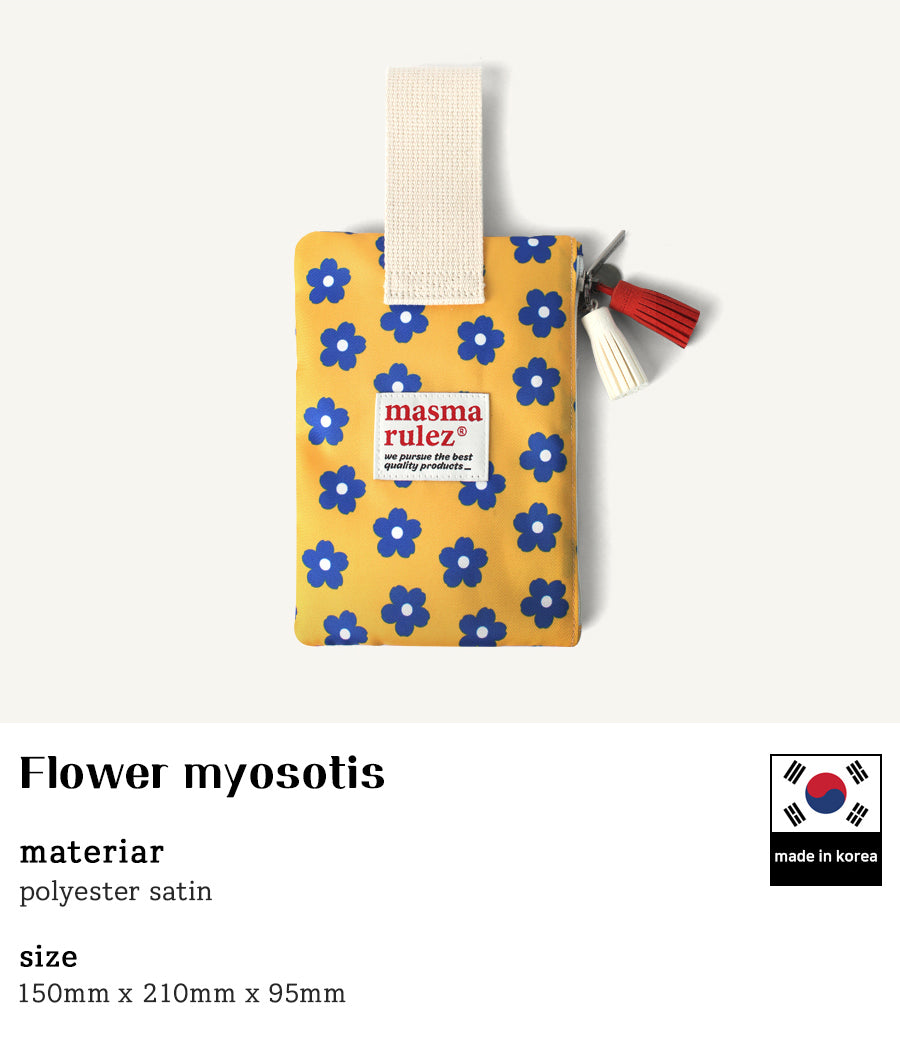 [Masmarulez] Flower Strap pouch _ Myosotis