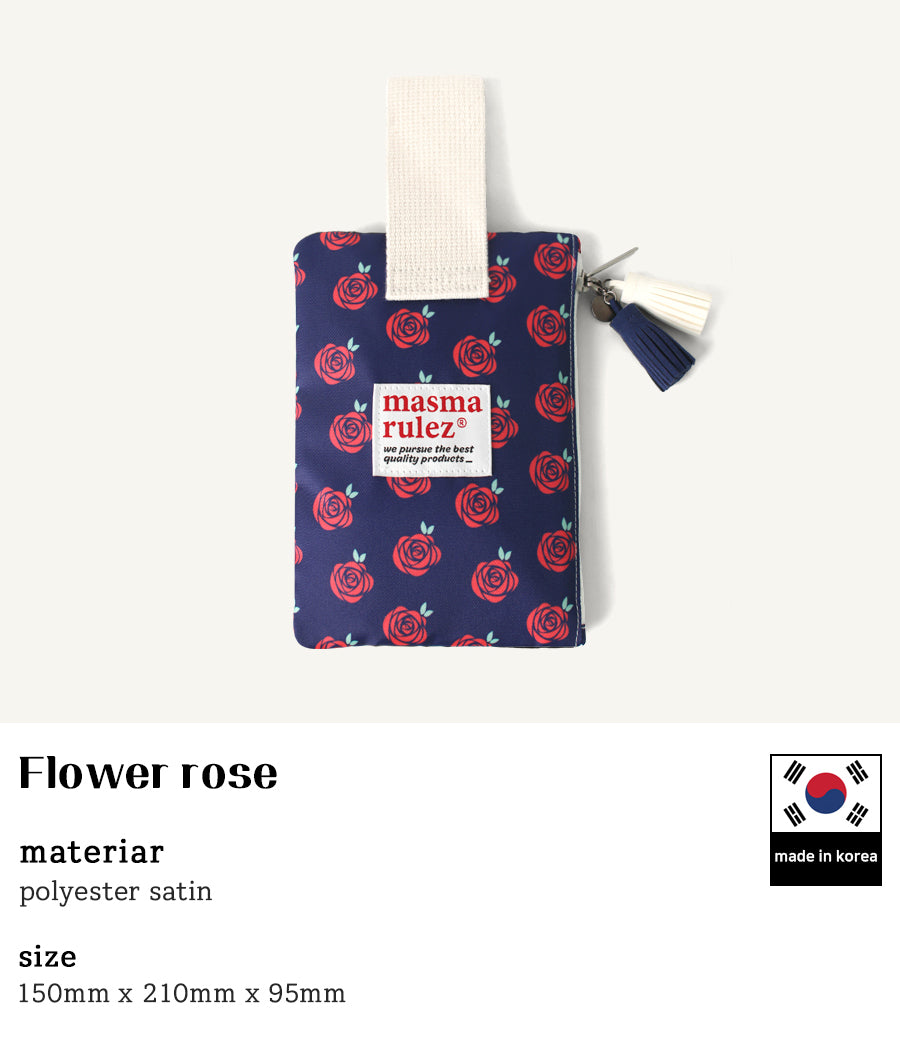 [Masmarulez] Flower Strap pouch _ Rose