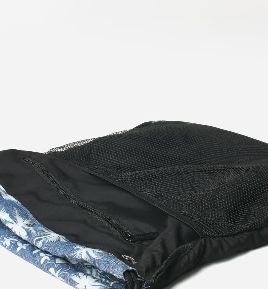 [Masmarulez] Gym sack string bag _ Hawaii denim