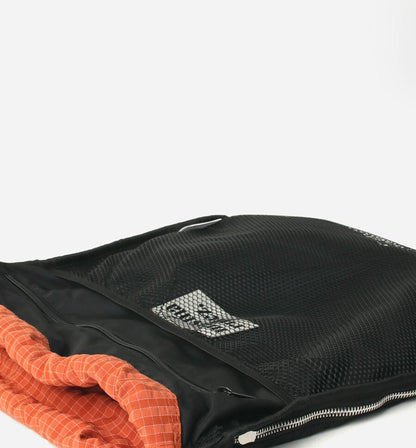[Masmarulez] Gym sack string bag _ Plaid check Orange