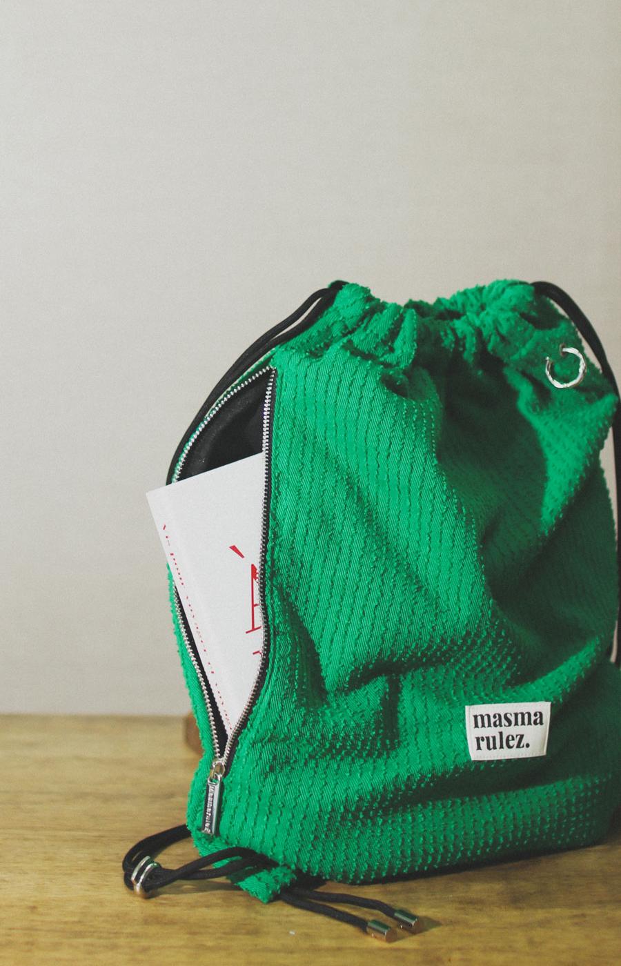 Masmarulez Gym Sack backpack string Bag _Tear green