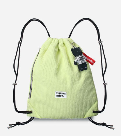 Masmarulez Gym Sack backpack string Bag _Tear lemon