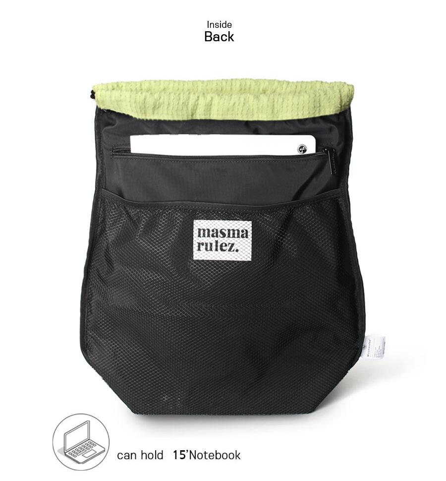 Masmarulez Gym Sack backpack string Bag _Tear lemon