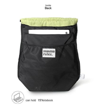 Masmarulez Gym Sack backpack string Bag _Tear lemon