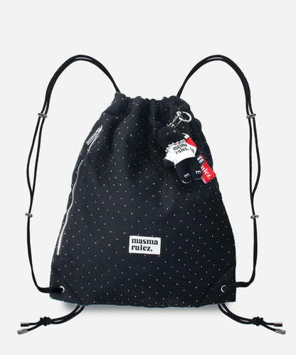 Masmarulez Gym Sack backpack string Bag _Twilight black