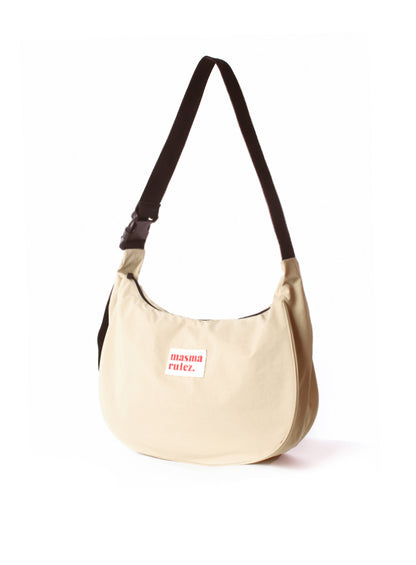 [Masmarulez] Halfmoon cross bag _ Beige