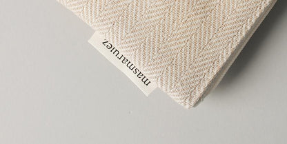 [Masmarulez] Herring bone Strap pouch _ Beige