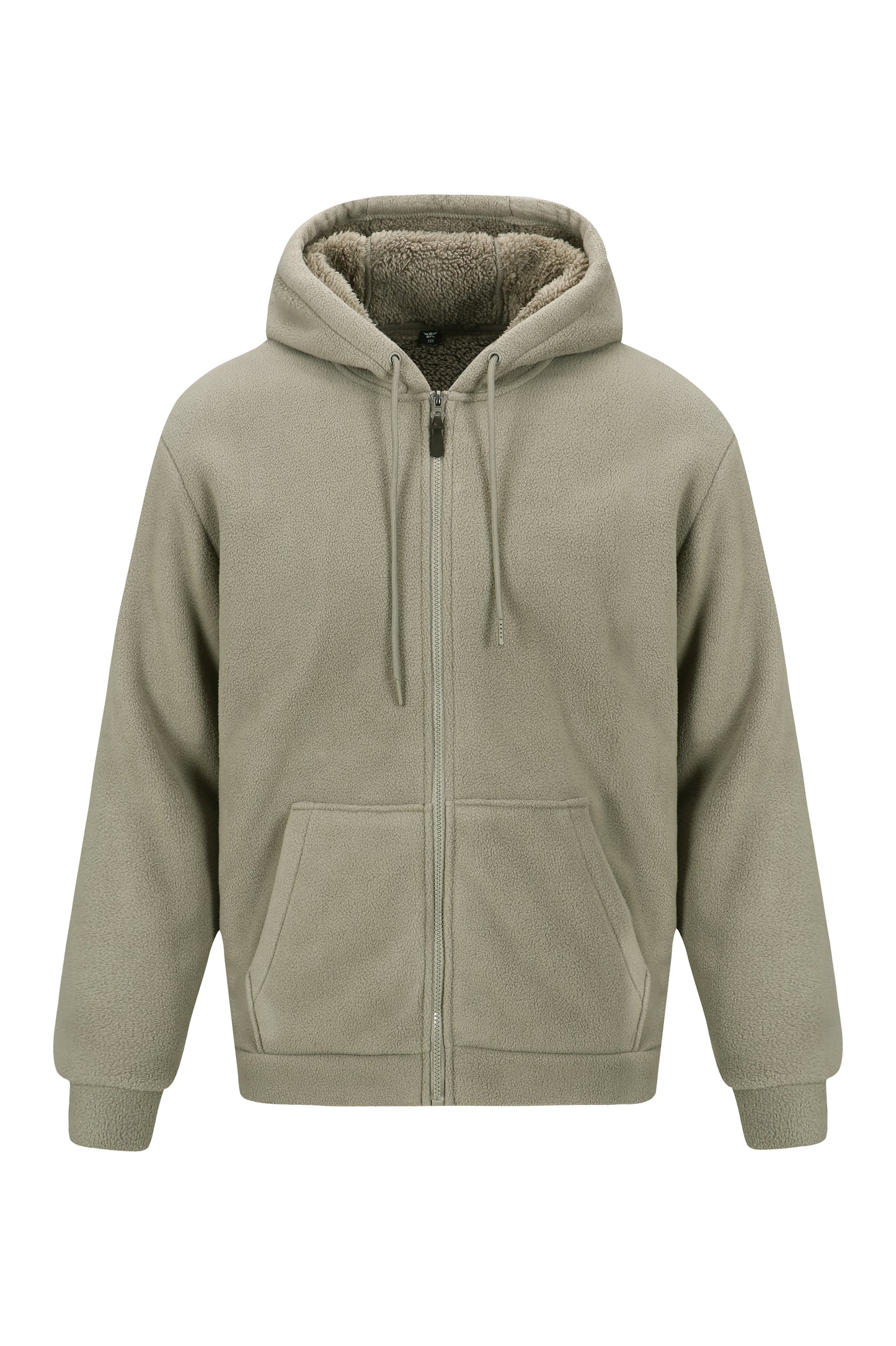 Boa Fleece Hooded Zip-up Jacket