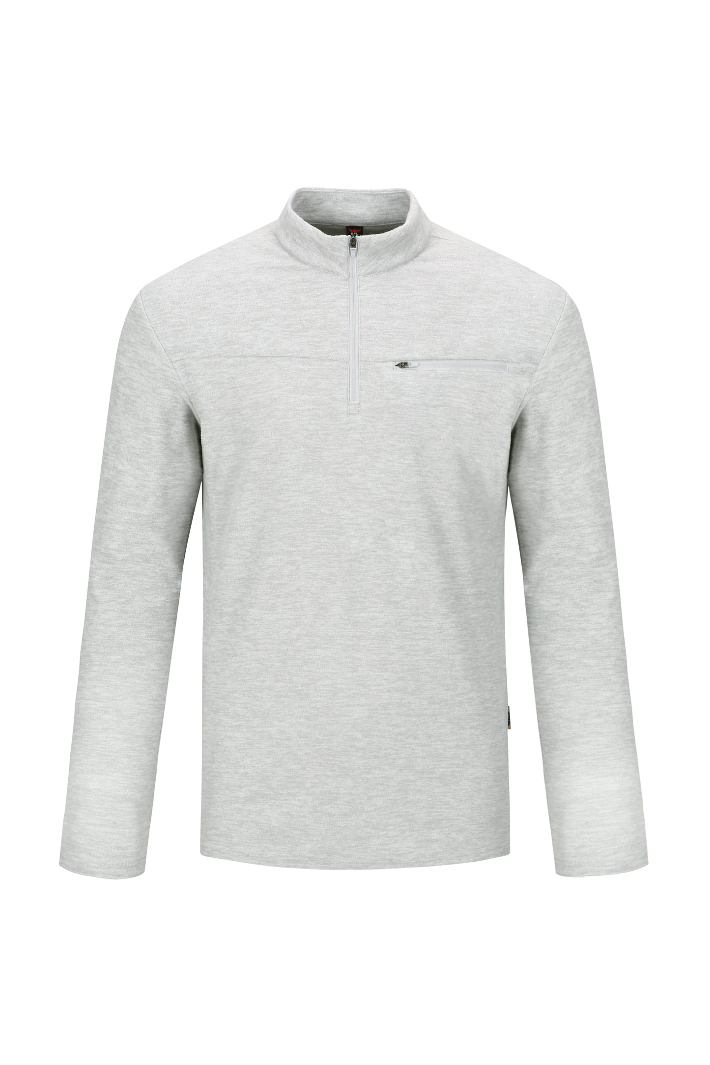 Double Fleece-Lined Zip-up T-shirt