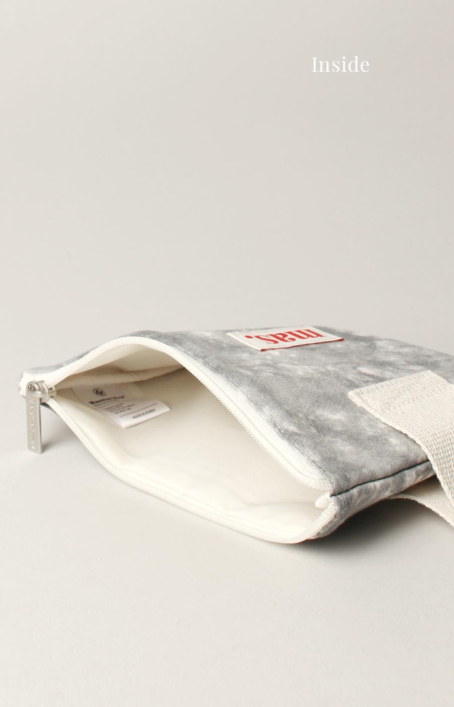 [Masmarulez] Korean Strap Pouch Bag _ Marble Gray