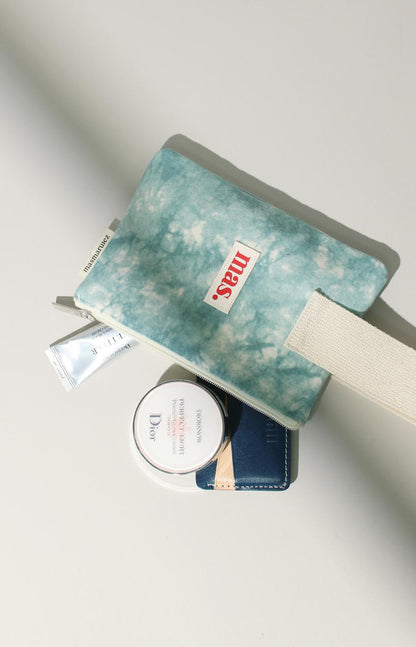 [Masmarulez] Korean Strap Pouch Bag _ Marble Mint