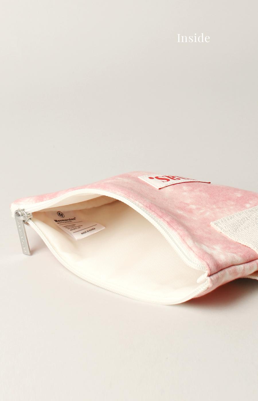 [Masmarulez] Korean Strap Pouch Bag _ Marble Pink