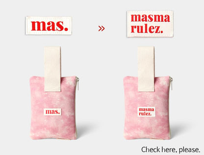 [Masmarulez] Korean Strap Pouch Bag _ Marble Pink