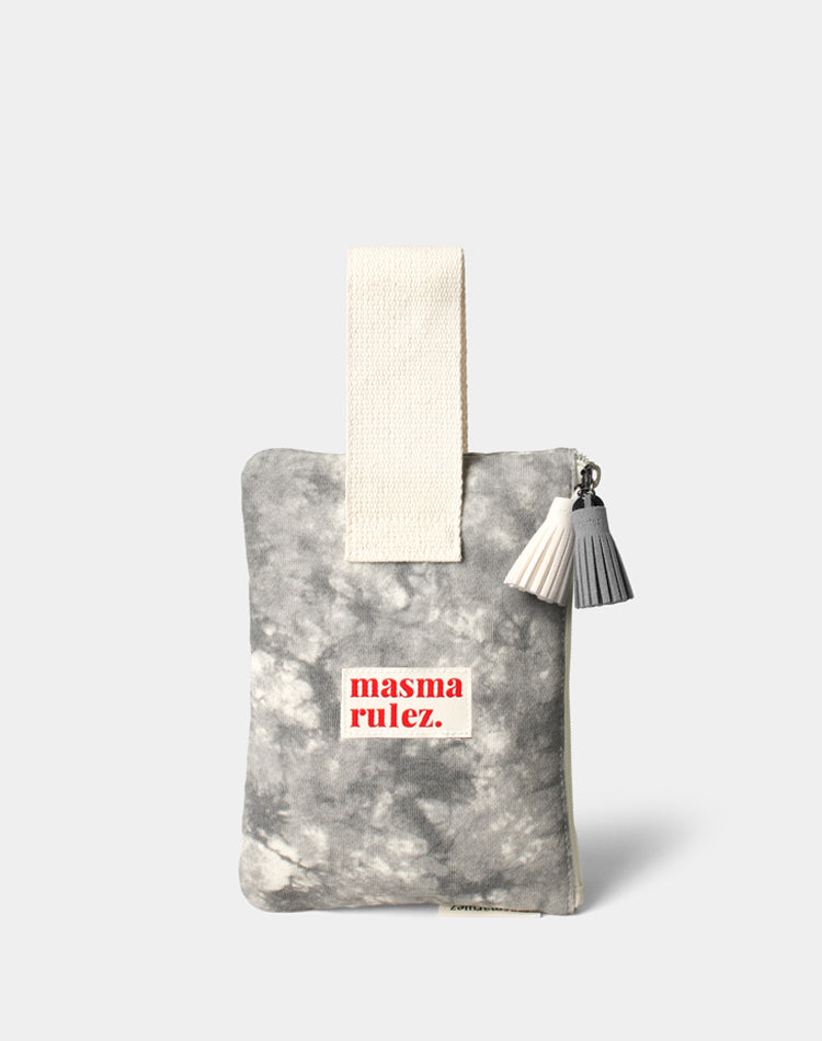 [Masmarulez] Korean Strap Pouch Bag _ Marble Gray