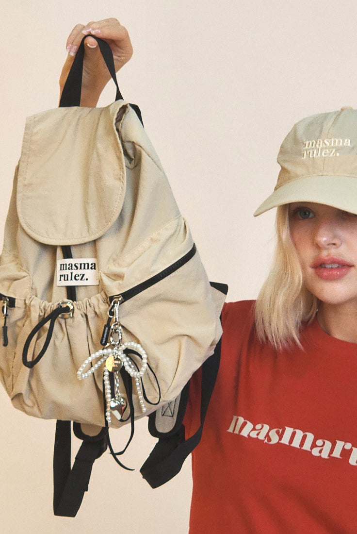 ◆masmarulez◆ Mini suede flap backpack beige 5012536969 Masmarulez] Suede flap backpack _ Mini beige – Nyfashioncity