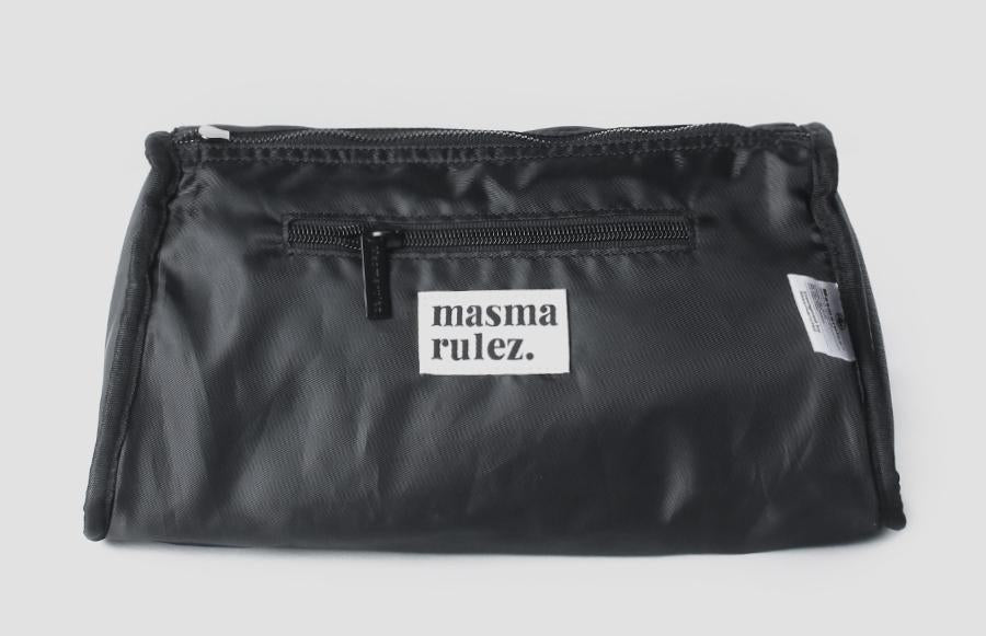 [Masmarulez] Mini Glossy shoulder duffel bag Water proof _ Mini Black