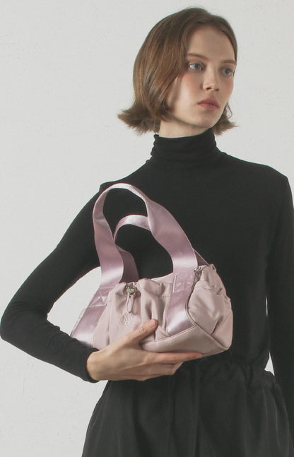 [Masmarulez] Mini Glossy shoulder duffel bag Water proof _ Mini lilac pink