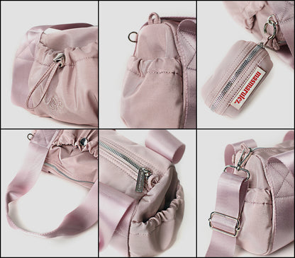 [Masmarulez] Mini Glossy shoulder duffel bag Water proof _ Mini lilac pink