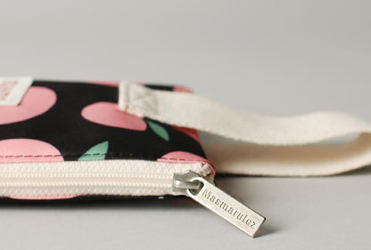 [Masmarulez] Peach pattern Strap pouch