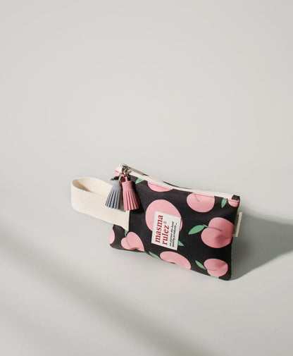 [Masmarulez] Peach pattern Strap pouch