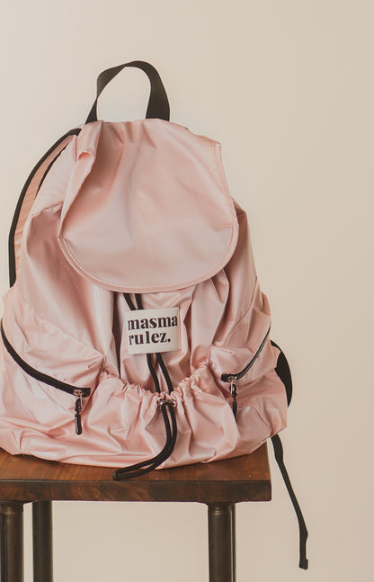 [Masmarulez] String flap backpack _ Pink