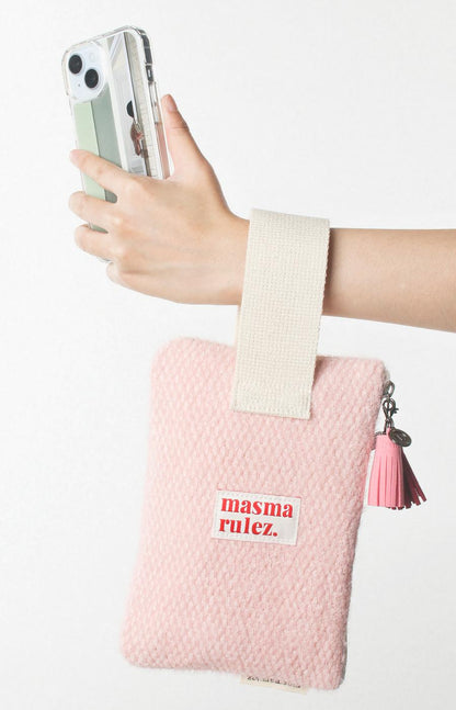 [Masmarulez] Korean Strap Pouch bag _ Pogni Baby Pink