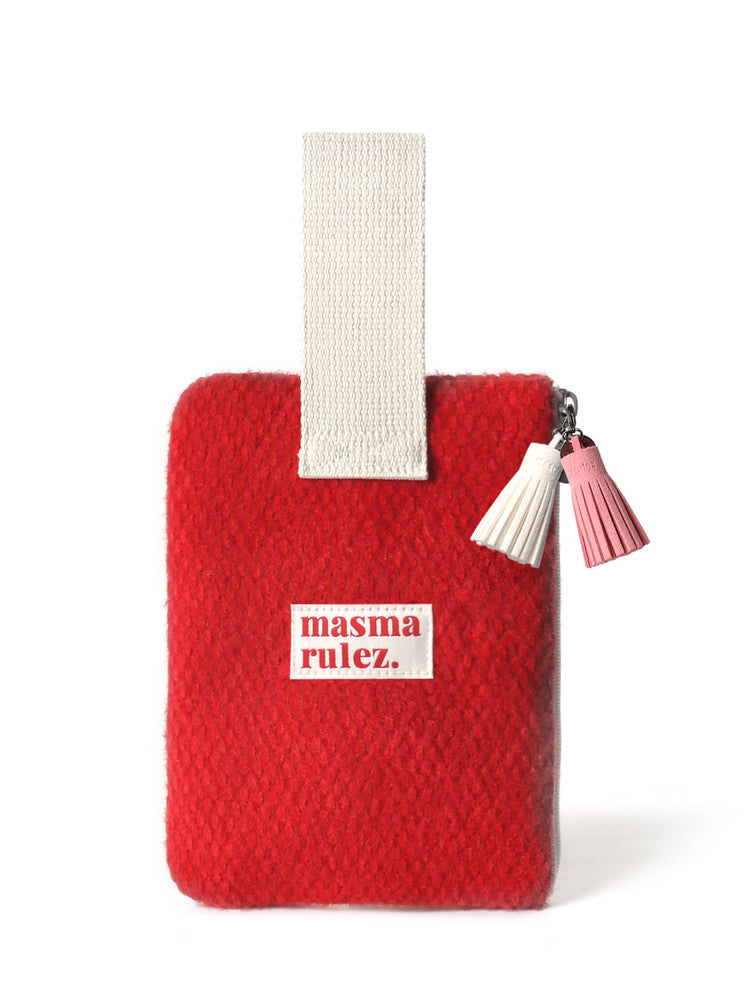 [Masmarulez] Korean Strap Pouch bag _ Pogni Red