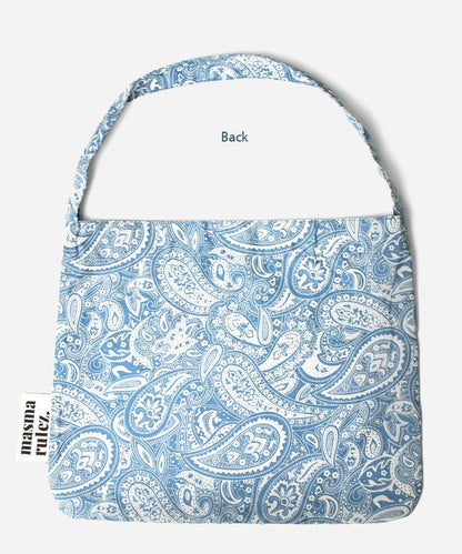 Masmarulez Rabbit Eco Bag Musinsa Edition _ Paisley blue