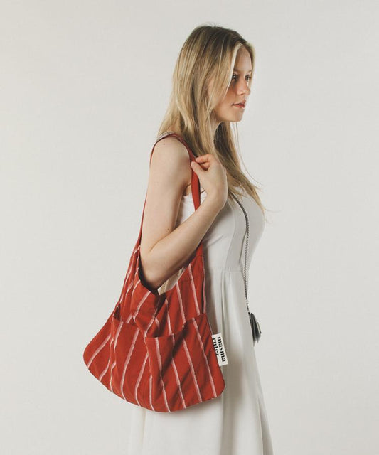 [Masmarulez] Ravvit eco shoulder bag _Wide orange