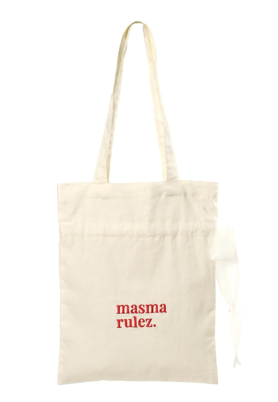 Masmarulez Ribbon Eco Bag Musinsa Edition _ Cream